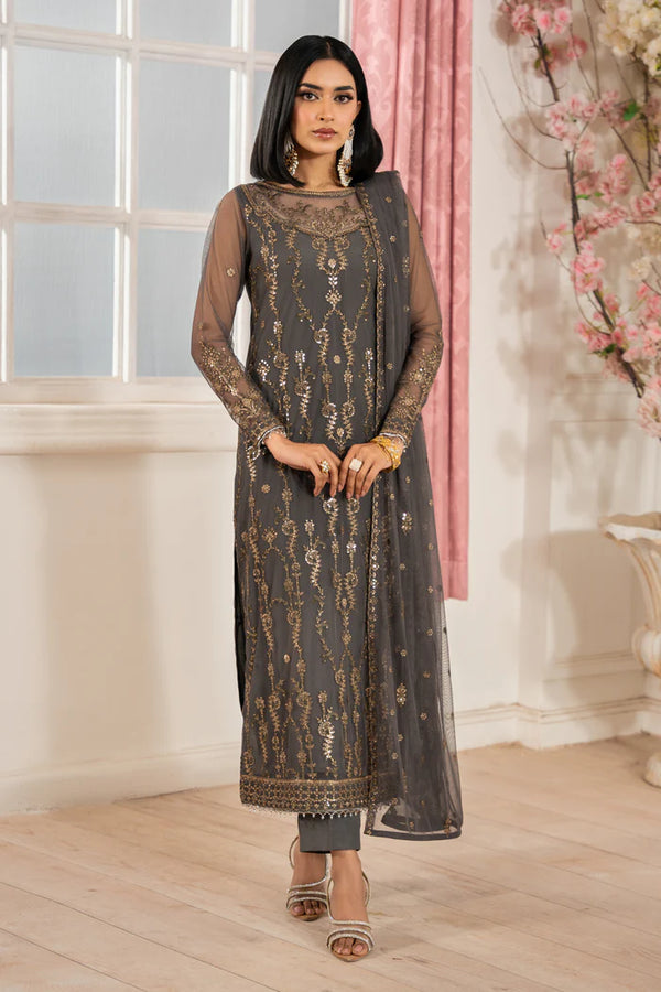 Zarif Embroidered Net Suit SORAYA