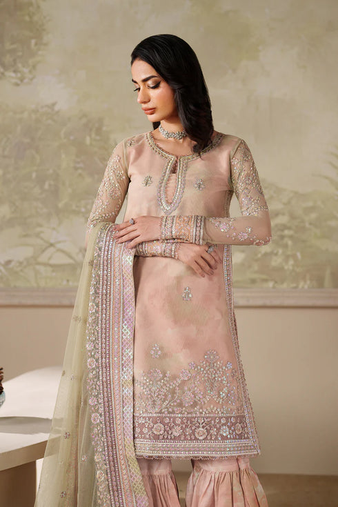 Zarif Embroidered Net Suit ZRF-ZPE-04 SERIYAH