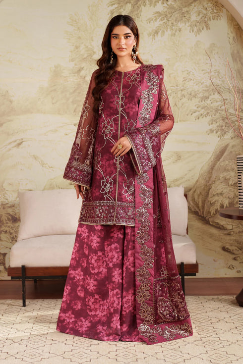 Zarif Embroidered Net Suit ZRF-ZPE-07 FALEK