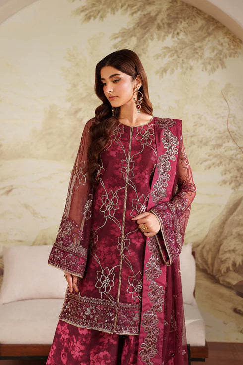 Zarif Embroidered Net Suit ZRF-ZPE-07 FALEK