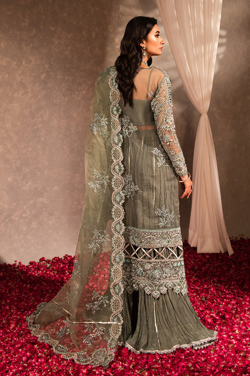 Maria Osama Khan Embroidered Organza 3 piece suit Mehr