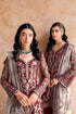 Ramsha Embroidered Net 3 Piece suit H-203