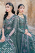 Ramsha Embroidered Net 3 Piece suit H-208