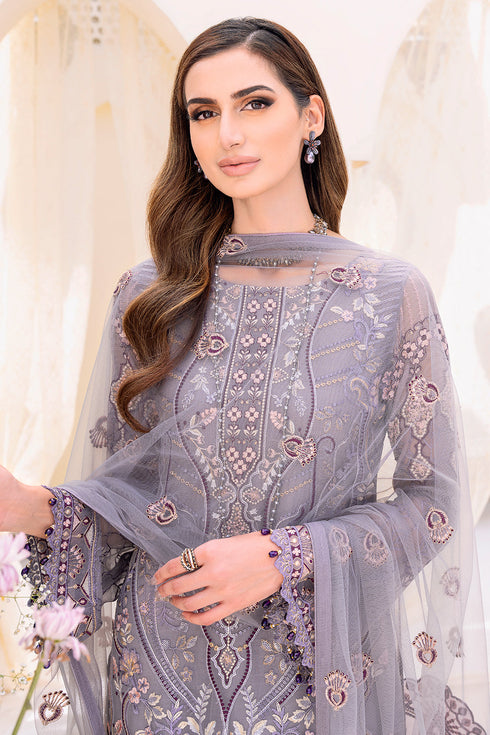 Ramsha Embroided Chiifon 3 Piece suit F-2310