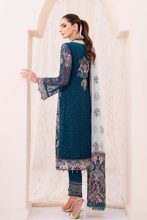 Ramsha Embroided Chiifon 3 Piece suit F-2305