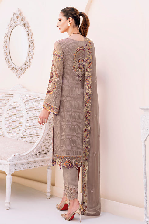 Ramsha Embroided Chiifon 3 Piece suit F-2311