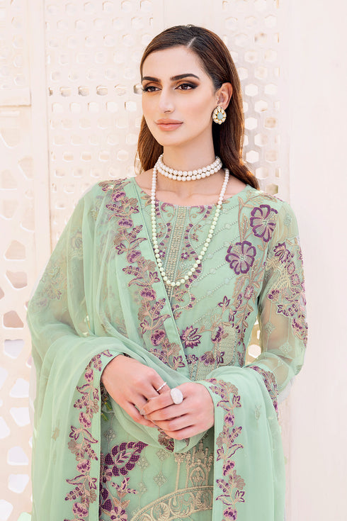 Ramsha Embroided Chiifon 3 Piece suit F-2309