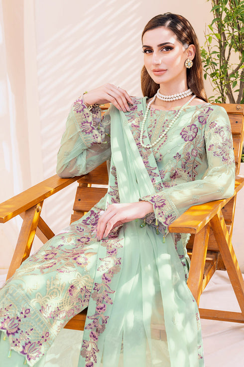 Ramsha Embroided Chiifon 3 Piece suit F-2309