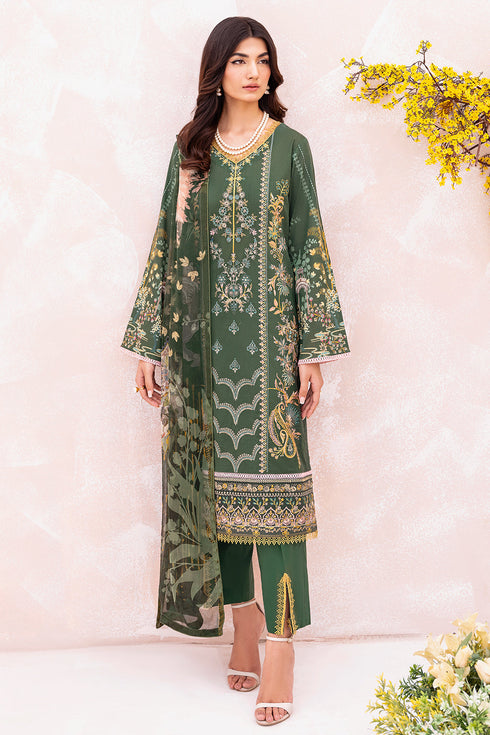 Ramsha Embroidered  Lawn 3 piece suit L-702