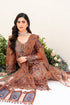 Ramsha Embroided Organza 3 Piece suit M-808
