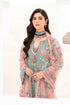 Ramsha Embroided Organza 3 Piece suit M-807