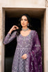 Ramsha Embroidered Net 3 Piece suit H-201