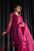 Afrozeh Embroidered Organza 3 piece suit PERIWINKLE