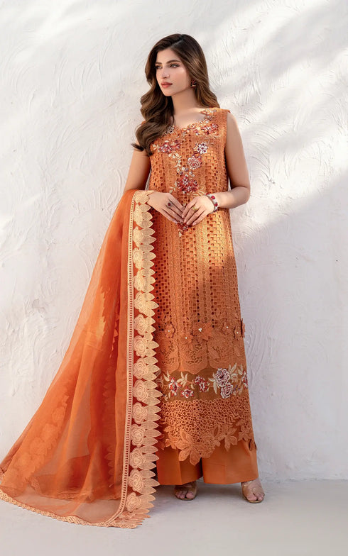 Asifa Nabeel Embroidered Lawn Suit Day lily