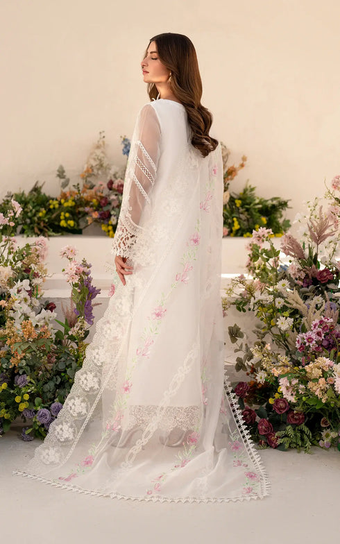 Asifa Nabeel Embroidered Lawn Suit Dove