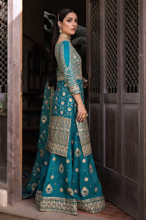 Erum Khan Embroidered Net 3 Piece Suit KUMARI