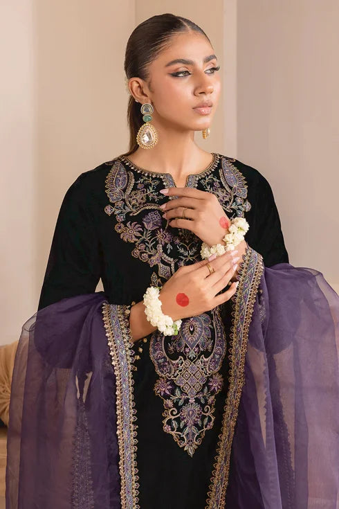 Baroque Velvet 3 Piece Suit UF-426