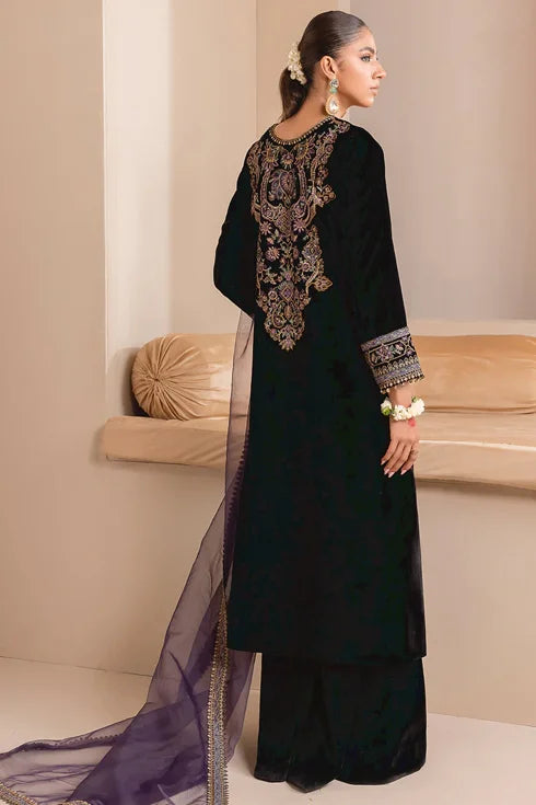 Baroque Velvet 3 Piece Suit UF-426