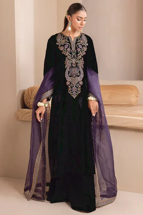 Baroque Velvet 3 Piece Suit UF-426