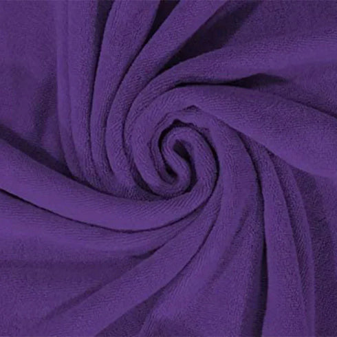 Soft and Premium Egyptian Cotton Towels - 600 GSM Purple, Set of 8