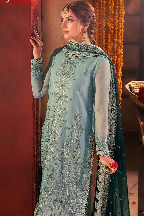 Asim Jofa Chiffon Suit AJKK-17