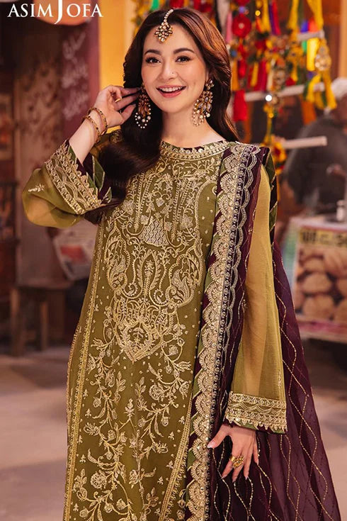 Asim Jofa Chiffon Suit AJKK-23