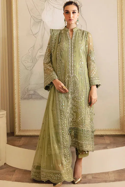 Gulaal Chiffon 3 Piece Suit Almendra