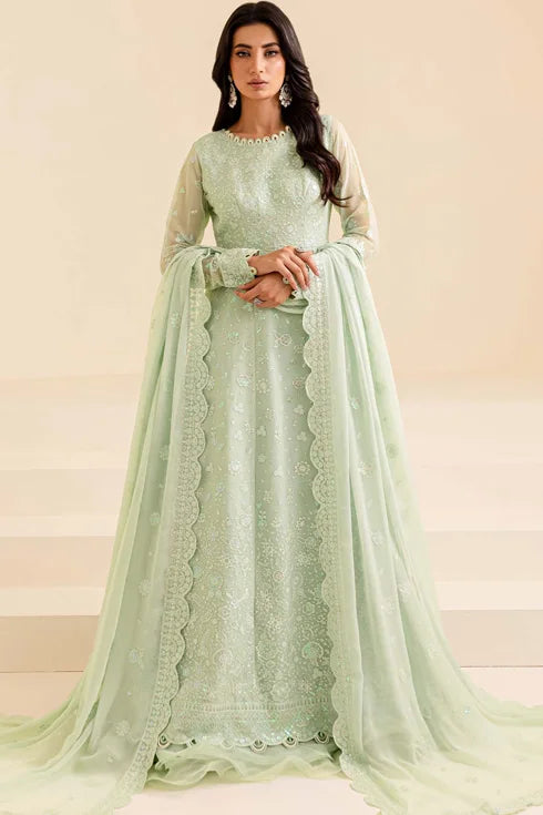 Farasha Chiffon 3 Piece Suit Aqua Dream