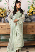 Gulaal Chiffon 3 Piece Suit Jade