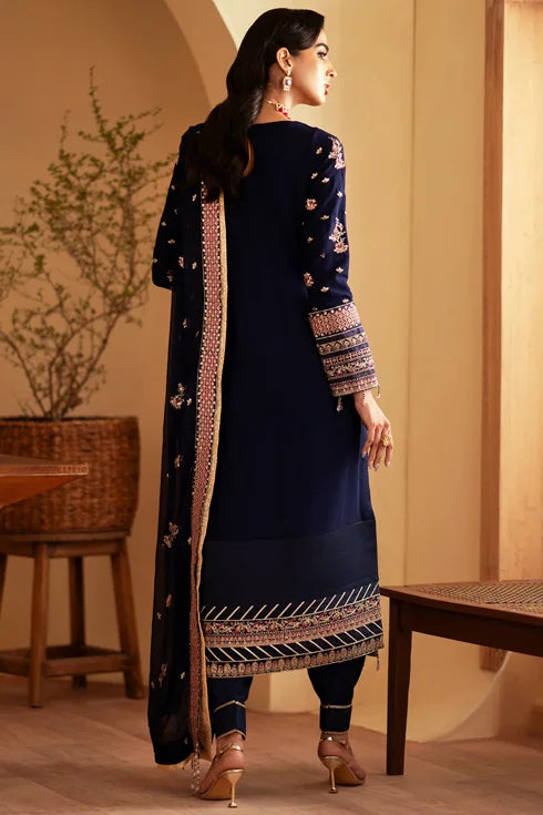 Eman Adeel Chiffon 3 Piece Suit Nageena