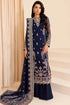 Farasha Chiffon 3 Piece Suit Navy Noir