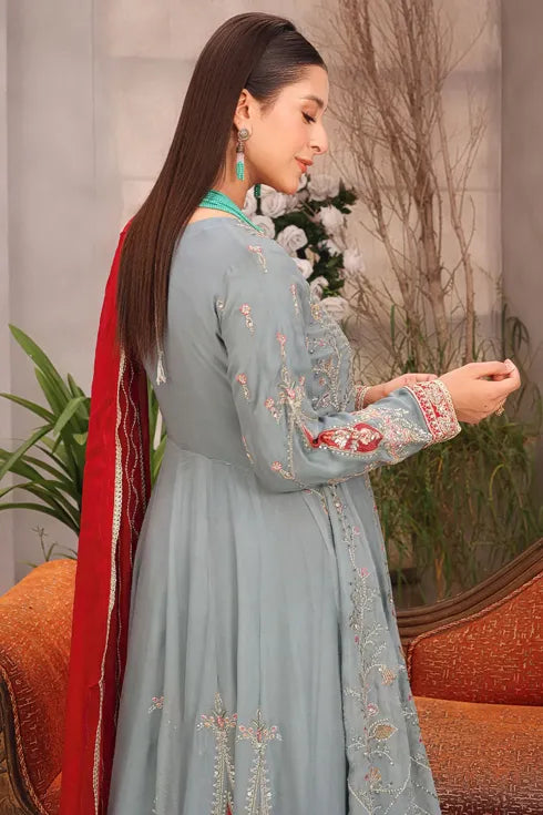 Rang-E-Noor Chiffon 3 Piece Suit RN-49