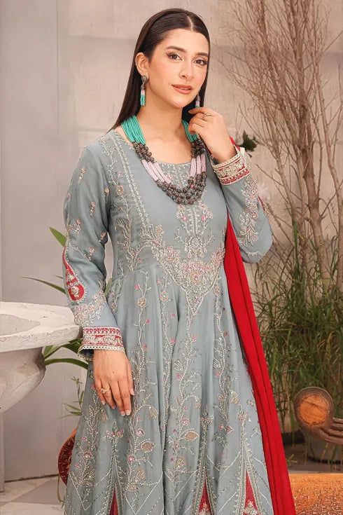 Rang-E-Noor Chiffon 3 Piece Suit RN-49