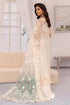 Adan Libas Chiffon 3 Piece Suit White Onyx