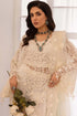 Adan Libas Chiffon 3 Piece Suit White Onyx