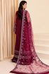 Farasha Net 3 Piece Suit Ruby Regalia