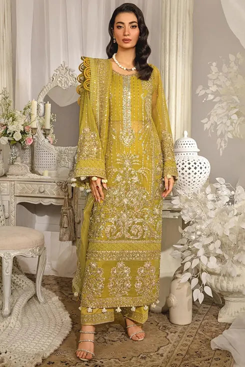 Elaf Organza 3 Piece Suit EFE-03 SUNLIT