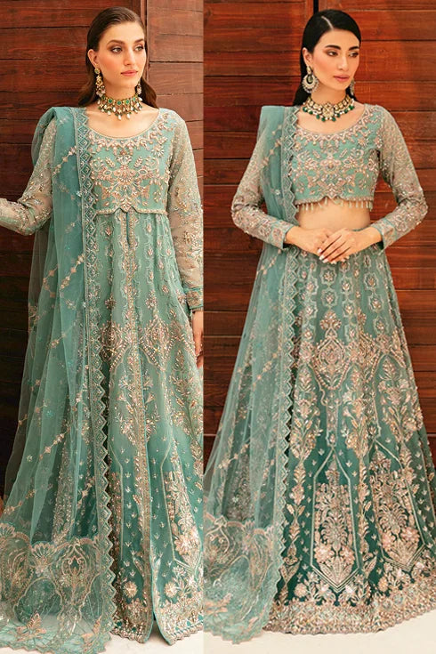 Ramsha Organza 3 Piece Suit HA-403