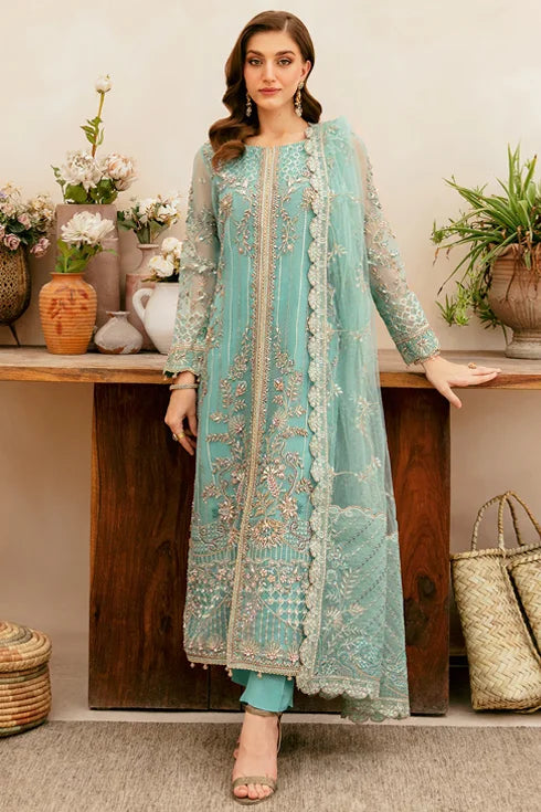 Ramsha Organza 3 Piece Suit HA-405