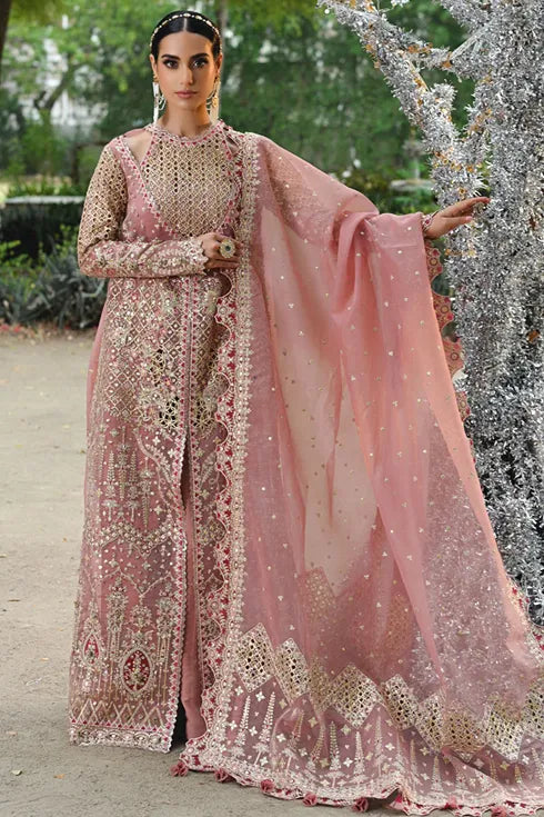 Qalamkar Organza 3 Piece Suit RF-02 SALEHA