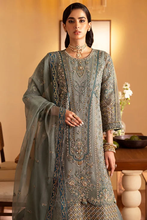 Eman Adeel Organza 3 Piece Suit Roheen