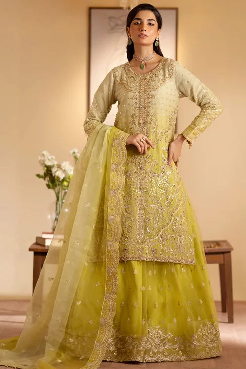 Eman Adeel Organza 3 Piece Suit Sabian