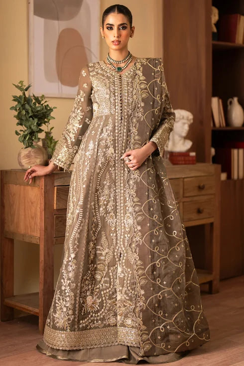 Eman Adeel Organza 3 Piece Suit Yesra