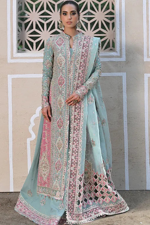 Qalamkar Raw Silk 3 Piece Suit RF-05 NEVA