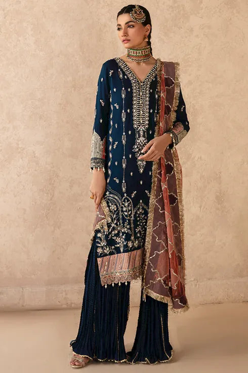 Zarposh Khadi Net 3 piece Suit ANAYA