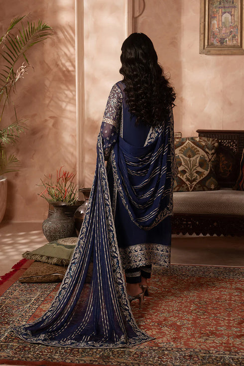 Maryam N Maria Embroidered Chiffon 3 piece suit ESTEE - MWU5681