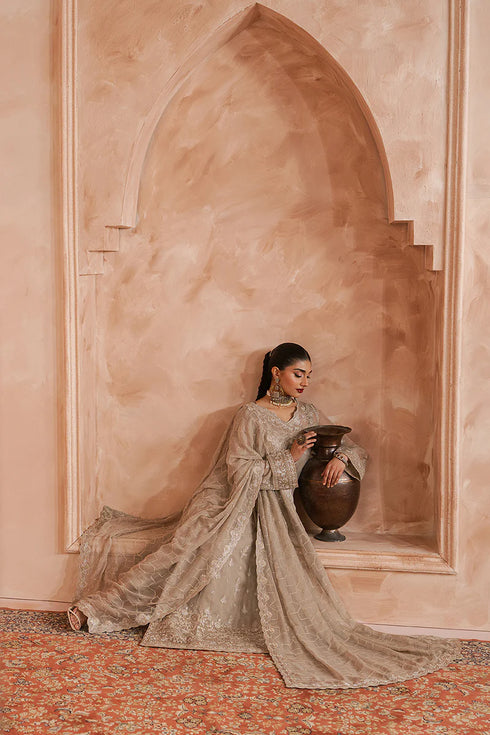 Maryam N Maria Embroidered Chiffon 3 piece suit SHAI - MWU5687