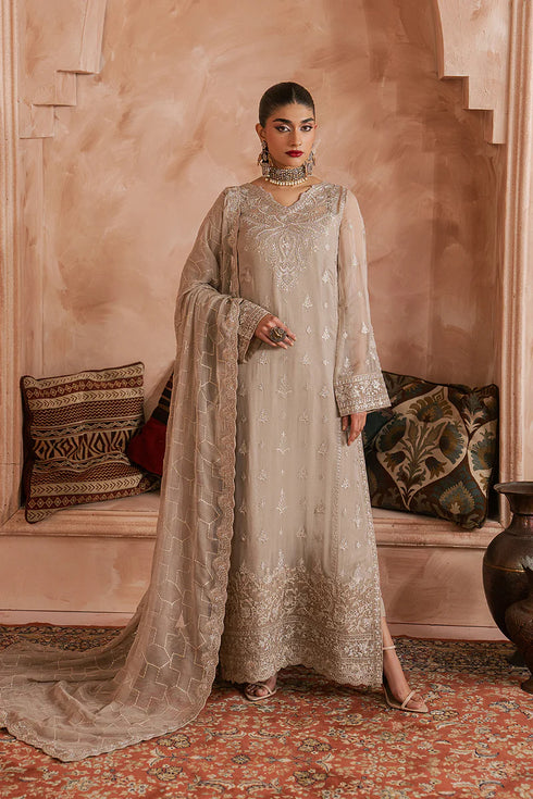 Maryam N Maria Embroidered Chiffon 3 piece suit SHAI - MWU5687