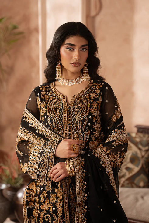 Maryam N Maria Embroidered Chiffon 3 piece suit TZEITEL - MWU5689