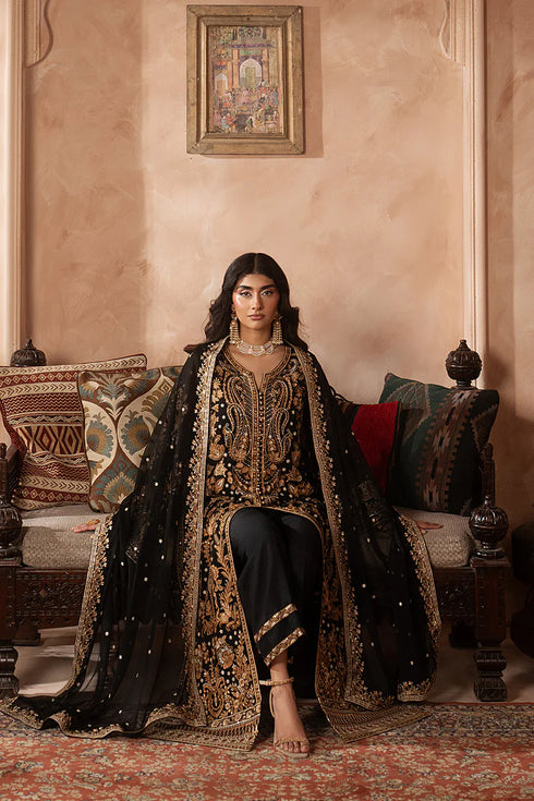 Maryam N Maria Embroidered Chiffon 3 piece suit TZEITEL - MWU5689